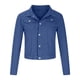 thumbnail image 4 of Chaqueta Vaquera Para Mujer, Moda , Bolsillos Informales, Tops de Manga Larga, Chaqueta Vaquera, Prendas de Vestir Odeerbi  ODB137996, 4 of 8