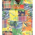 thumbnail image 3 of Men's Classic Fit Patchwork Camp Shirt Mlt Large, 3 of 5