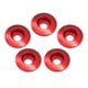 thumbnail image 3 of 5x arandelas de perno de Rotor de disco de freno delantero, Hardware de decoración, piezas de repuesto duraderas Rojo Cola Arandelas de pernos del rotor de freno, 3 of 7