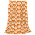 thumbnail image 2 of Fotbe Beautiful Fox A Manta de Franela Acolchonada con Estampado, Súper Suave y Esponjosa, Extra Grande para Sofá, Cama, Uso Todo el Año-80"x60", 2 of 7