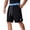 ☪165-Black, variant on Mens Colorblock Elastic Waist Durable Breathable Casual Athletic Shorts for Gym Running Workout Training Jogging Crossfit Session Hot Weather Gear