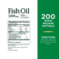 thumbnail image 2 of Suplemento Nature's Bounty Fish Oil 1200 mg de Omega-3 200 cápsulas blandas, 2 of 6