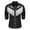 1-Black, variant on Men's Cowboy Western Long Sleeve Shirts Casual Fringe Printed Hippie Slim Fit Collar Button down Shirt Lightweight Comfortable Retro Stylish T-Shirts Navy XXL