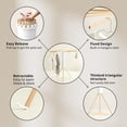 thumbnail image 3 of Trípode Plegable para Secar Ropa – Portátil y Ahorra Espacio, Estante de Secado de Madera para Lavandería, Recámara o Hogar, 3 of 7