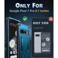 for Google Pixel 7Pro Phone Case Shockproof Protective with Builtin
