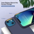 thumbnail image 4 of Entronix Funda de Silicona para iPhone 13, Suave Al Tacto, Antiarañazos y Antigolpes, Color Azul Marino, 4 of 7