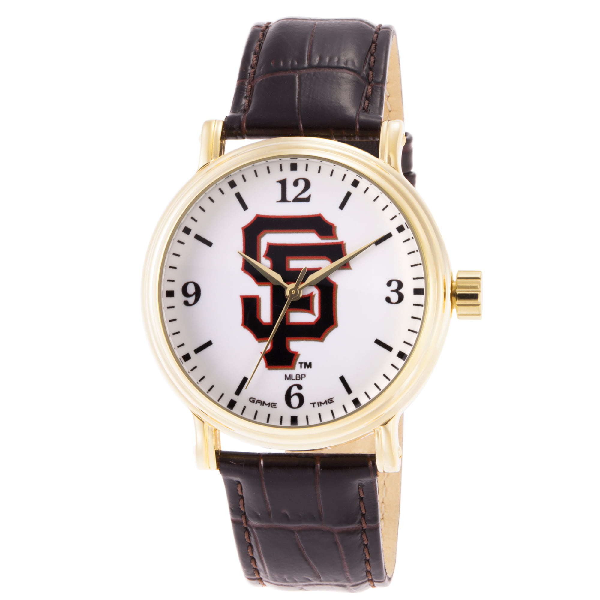 Photo 1 of GAMETIME MLB Men's Shiny Gold Vintage Alloy Watch, 1-Pack