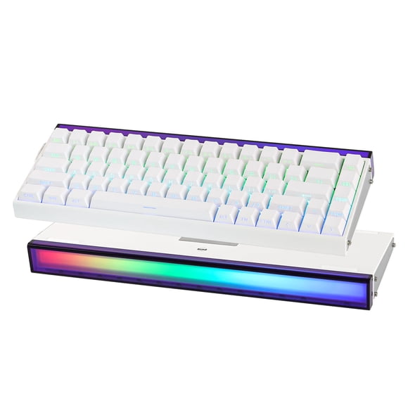 Teclado magnético para juegos EPOMAKER Aula Hero 68 HE Blanco