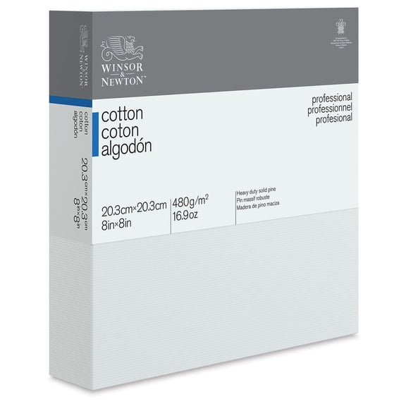 Winsor & Newton Professional Cotton Canvas - 8" x 8", Deep Edge