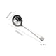 thumbnail image 5 of Ounissouiy Cucharas de café y té de acero inoxidable con mango largo, sopa, postre, cuchara para crema, cucharón para hornear en la cocina, Mostrada Cuchara sopera, 5 of 6