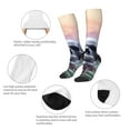 thumbnail image 3 of Sikiie Mist Sunflower Skull Knee Socks, High Socks Long Stretchy Sock Women Knee High Stocking, Long Socks for Women, 3 of 6