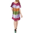 thumbnail image 3 of HAPPY BAY Women's Summer Relaxed Maternity House Wear Dresses M-L Rose, Tie Dye, 3 of 3