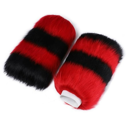 

Cute Lolita Faux Fur Cuffs Pile Pile Socks Women Winter Warm Thickened Leg Warmer Boots Cuff Furry Foot Cover