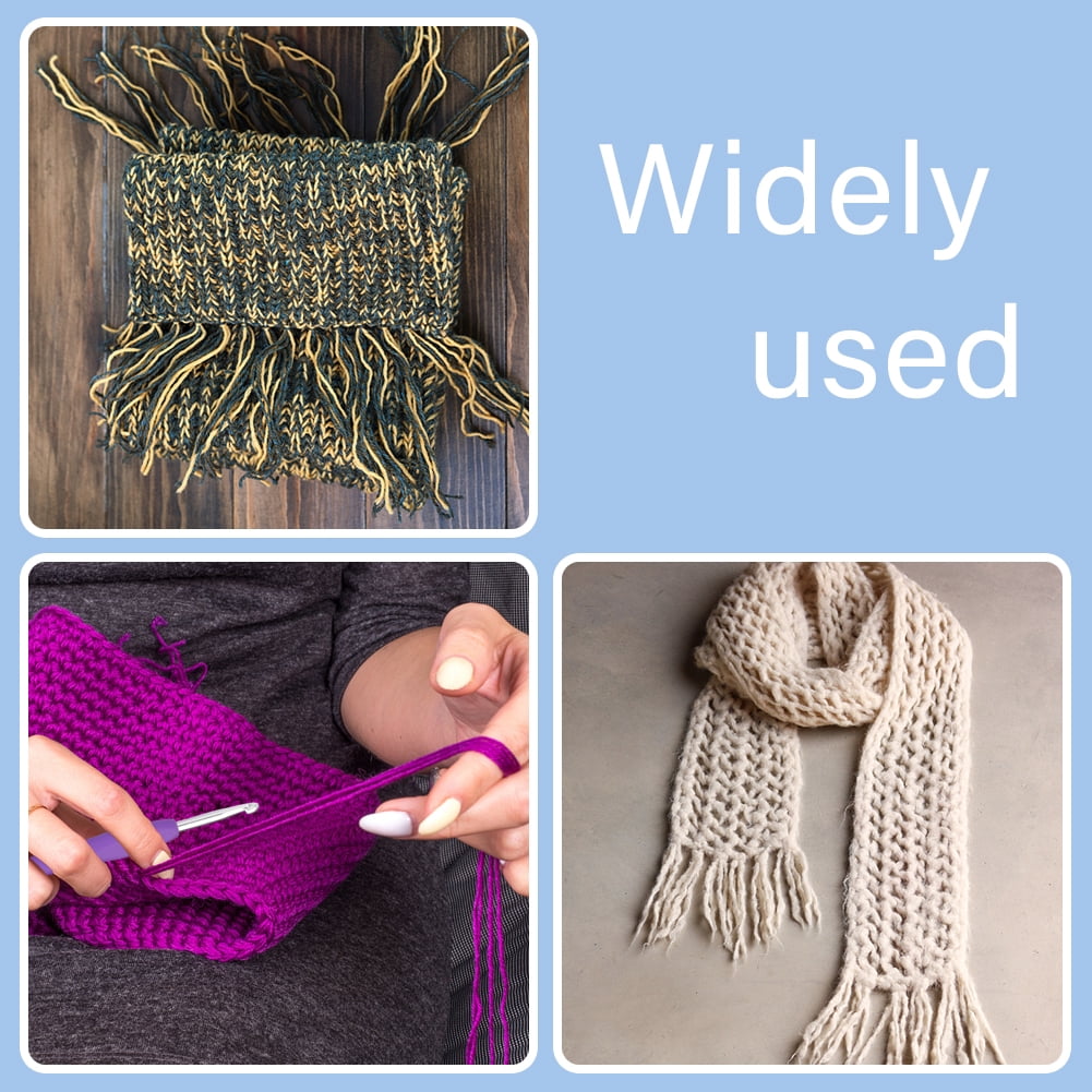 Jupean Crochet Hook, Extra Long Knitting Needles for Beginners and  Crocheting Yarn,2.5 mm 