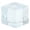 A004- Light Blue, variant on Ice Cube Stress Ball with Transparent Design, 1 Inch, Clear, For, Squeeze Toy