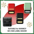 thumbnail image 6 of NIIMBOT Labels for B1/B21/B3S Label Printer, Thermal Labels 2"x 1.18"(50x30mm), 1 Roll of 230 Sticker Labels (Christmas Heart), 6 of 7