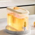 thumbnail image 1 of TopLLC Storage Bins 4L Cold Kettle With Faucet Filter In Refrigerator,Large Capacity Storage For Fruit Juice Dispenser With Ice Grids And Spigot Fruit Teapot Lemonade Bucket Storage Bags, 1 of 6