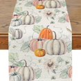 thumbnail image 1 of (13' X 72') Camino de mesa de otoño, decoraciones de otoño para el hogar Camino de otoño de calabaza para mesa, decoración navideña de Acción de Gracias de otoño estacional para interiores, 1 of 5