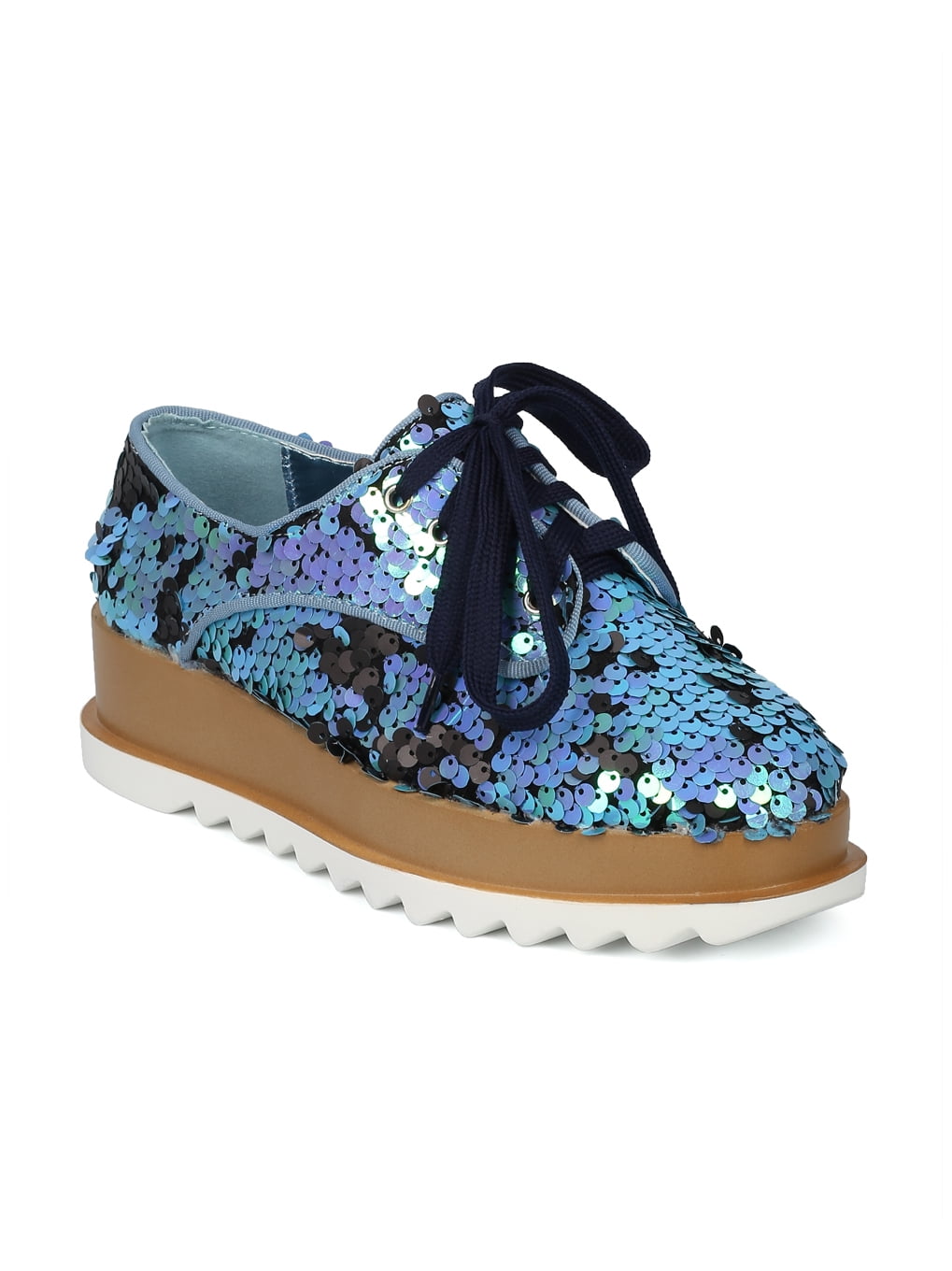 Women's Fashion Chic Comfortable Platform Sequin Sneakers Zyra-1 by Cape Robbins 