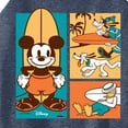 thumbnail image 3 of Disney - Mickey & Friends - Donald Duck, Goofy, & Pluto - Sun, Sand, & Surf - Juniors High Neck Tank Top, 3 of 5