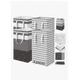 thumbnail image 1 of 4pcs Grande Cesto Para Sucia Ropa Color Gris, 1 of 4