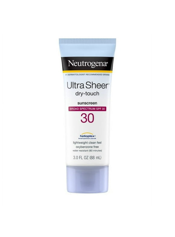 Neutrogena Ultra Sheer Dry-Touch Sunscreen Lotion, SPF 30, 3 oz (Pack of 3)