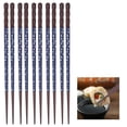 thumbnail image 4 of Reusable Chopsticks, Light Comfortable Anti Slip Design Pattern Wooden Chopsticks  For Home For Chinese Restaurant Blue, 4 of 8