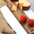 thumbnail image 6 of Dexas White Marble and Acacia Wood Charcuterie Board – 15.75 x 8.5 Serving Platter – Cheese, Meat & Appetizer Tray for Entertaining, 6 of 6