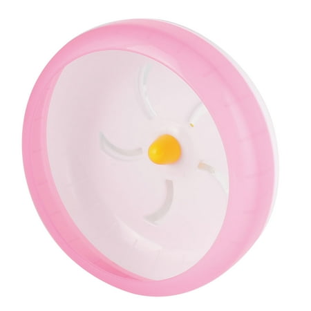 - Pet Hamster Gerbil Plastic Play Stand Wheel Toy Holder Pink 18cm Diameter