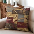 thumbnail image 4 of Lush Brown & Teal Geometry Pillow Covers - Stunning Décor for Living Room/Bedroom, 4 of 7