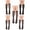 Black A11, variant on 5-Pack Women's Black Fishnet Socks - Mid-Calf Sheer Mesh Spring Summer Stockings, Snag-Resistant