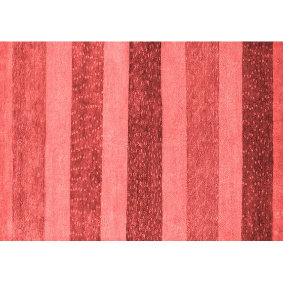 Ahgly Company Indoor Rectangle Oriental Red Modern Area Rugs, 2' x 3'