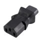 thumbnail image 1 of Adaptador de enchufe IEC320 macho C8 a hembra C13 AC 125V 10A/AC250V 2.5A para conexión de cable, 1 of 3