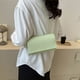 thumbnail image 3 of Bolsa De Hombro Bolso bandolera para mujer Bolso bandolera de cuero PU con solapa Bolso bandolera elegante (Verde) Tmvgtek Para Estrenar, 3 of 3