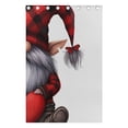 thumbnail image 5 of Red Gnome Heart Black Out Curtains 84 Inch Length Curtains for Sliding Glass Doors Bedroom Living Room 2 Pack, 5 of 6