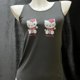 thumbnail image 3 of Camiseta sin mangas original de Sanrio Hello Kitty Y2k para mujer, accesorios Y2k, ropa para mujer, linda camiseta corta blanca, ropa de moda coreana, 3 of 4