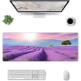 thumbnail image 2 of Romantic Purple Lavender Large Gaming Mousepad Waterproof NonSlip Desk Mat (12" x 31.5") for Home Office Work, Keyboard Pad Essentials, Calming and Elegant, 2 of 6