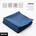 thumbnail image 4 of DRYKI Pañuelos absorbentes del sudor: los pañuelos deportivos originales de microfibra para absorber el sudor de las manos, la cara y el cuerpo (azul costero, paquete de 5), 4 of 5