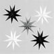 thumbnail image 1 of 9-Pointed 12 Inch Paper Star Lanterns Christmas Decorations 5PCS, Kizozo Hanging Paper Stars Christmas Ornaments for Indoor/Outdoor Windows, Christmas, 1 of 5
