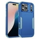 thumbnail image 1 of For iPhone 17 Pro Case 3 in 1 Shockproof TPU PC Phone Cover - Sapphire+Pink, 1 of 5