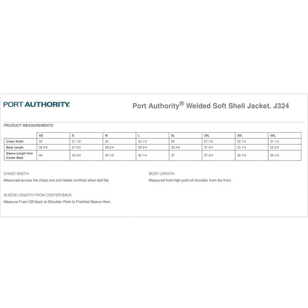 Port authority jacket clearance j324