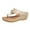 Beige, variant on Womens Wedge Arch Support Flip Flops Cushion Soft Rubber Midsole Platform Thong Sandals with Rubber Sole Lightweight Women'S Beach Slippers Women Sandals Thong Platform Wedge Beach Slippers Sandals