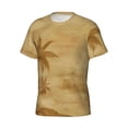 thumbnail image 5 of Vsdgher Retro Palm Tree Print Men's Dry Fit Mesh Athletic Shirts Moisture Wicking Tennis T-Shirt Tops, 5 of 9
