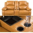 thumbnail image 5 of 3 Piece Manual Recliner Sofa Couch, Home Theater Seating with Cup Holders, Living Room Furniture Sofa Set for Home Office, 5 of 5
