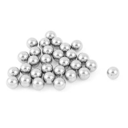 8 Ball Bike - Bike Bicycle 10mm Carbon Steel Hardened Bearing Ball Gray 30pcs