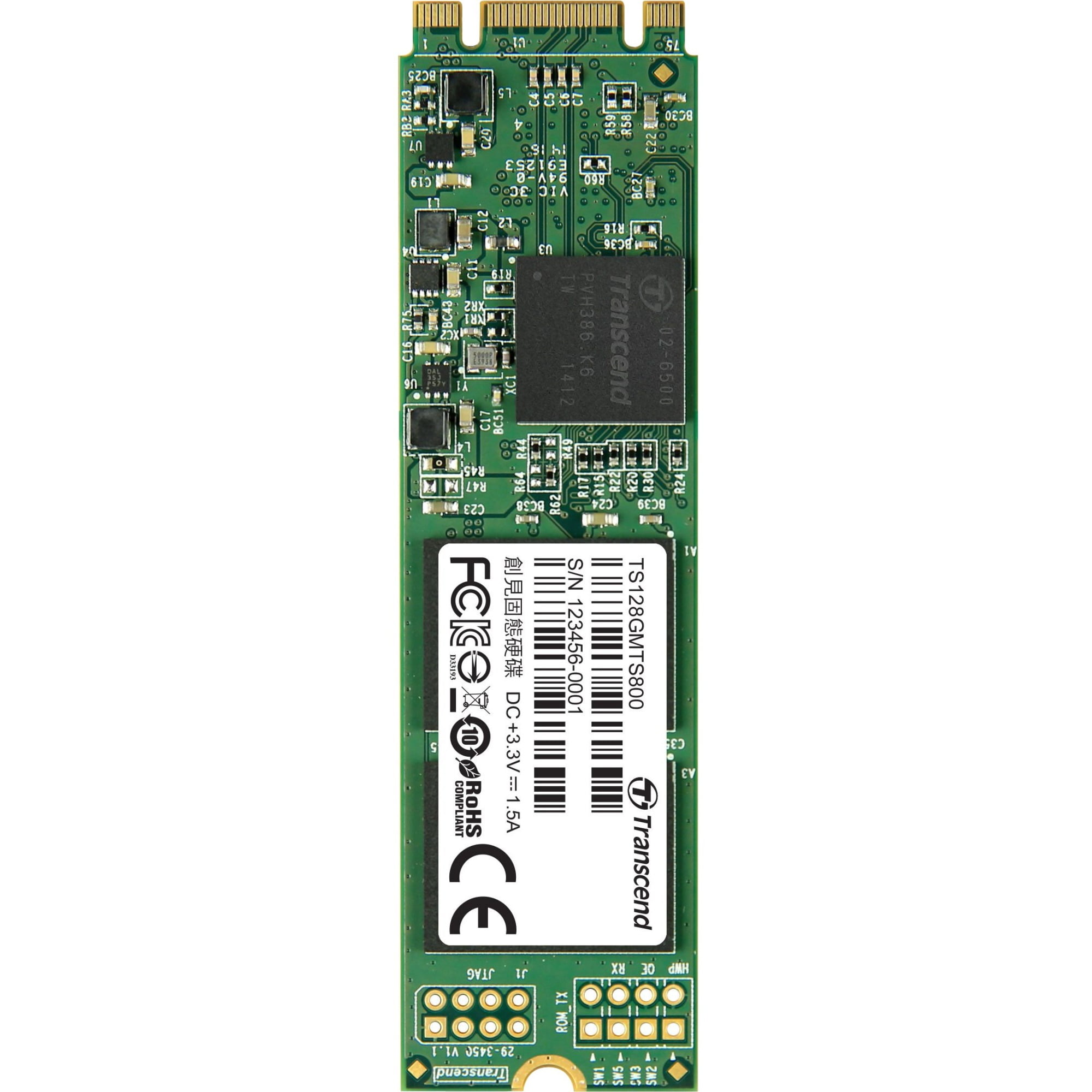 128GB TS128GMTS800 SSD SATA 3 M.2 2280 MLC Walmart.com