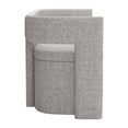 thumbnail image 2 of Papua Storage Bench Gray Bench, Modern Style, Seats up to 2, Plywood, Indoor Living, 2 of 5