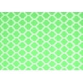 thumbnail image 1 of Ahgly Company Indoor Rectangle Trellis Emerald Green Modern Area Rugs, 2' x 4', 1 of 4