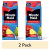 (2 pack) Minute Maid Fruit Punch Juice Drink Carton, 59 fl oz
