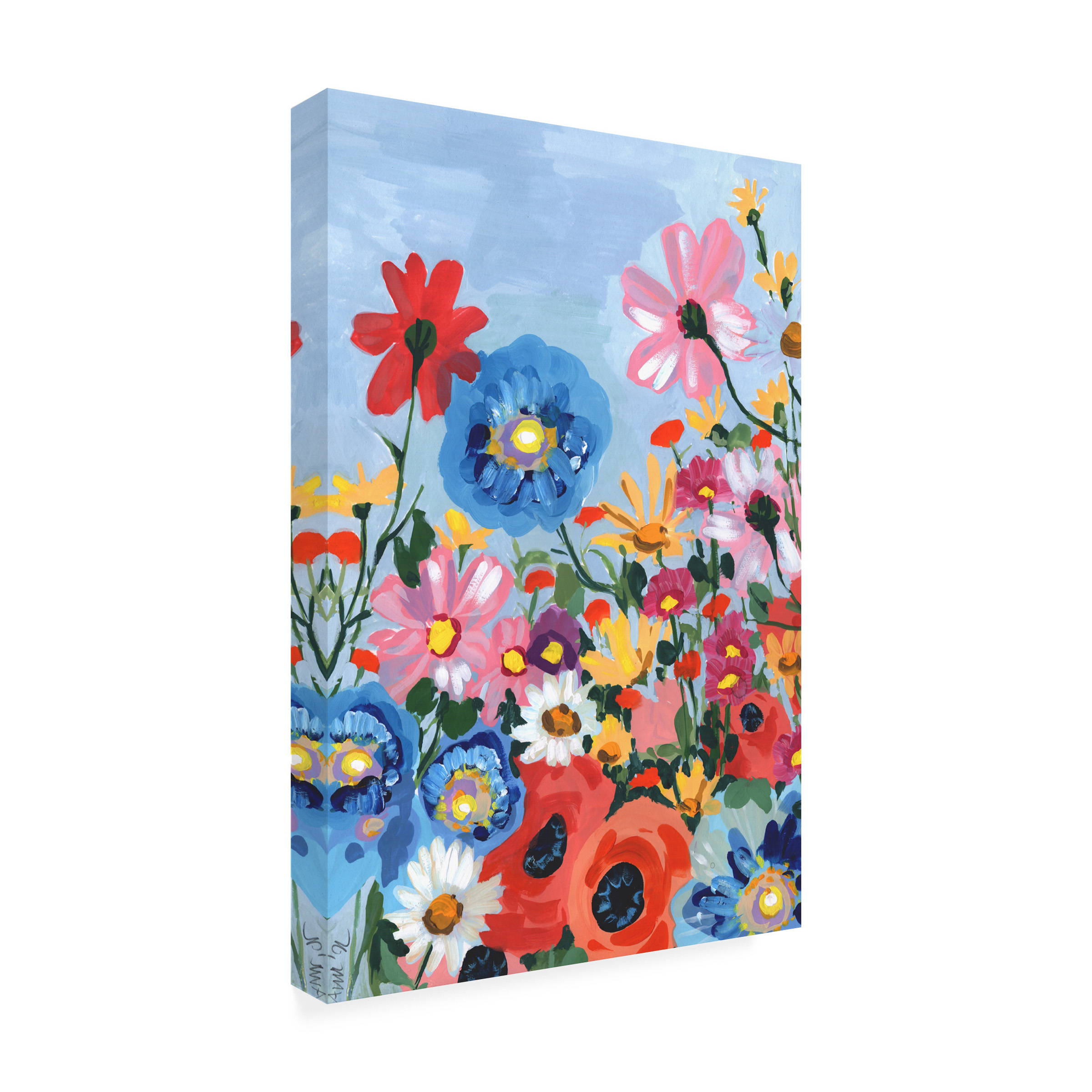 Ania Zwara 'Meadow In June' Canvas Art